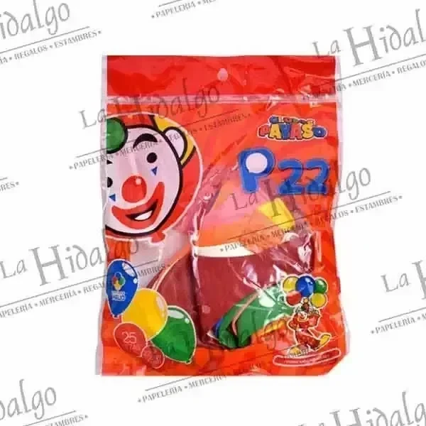 Globo de colores c/25  #22 payaso 5