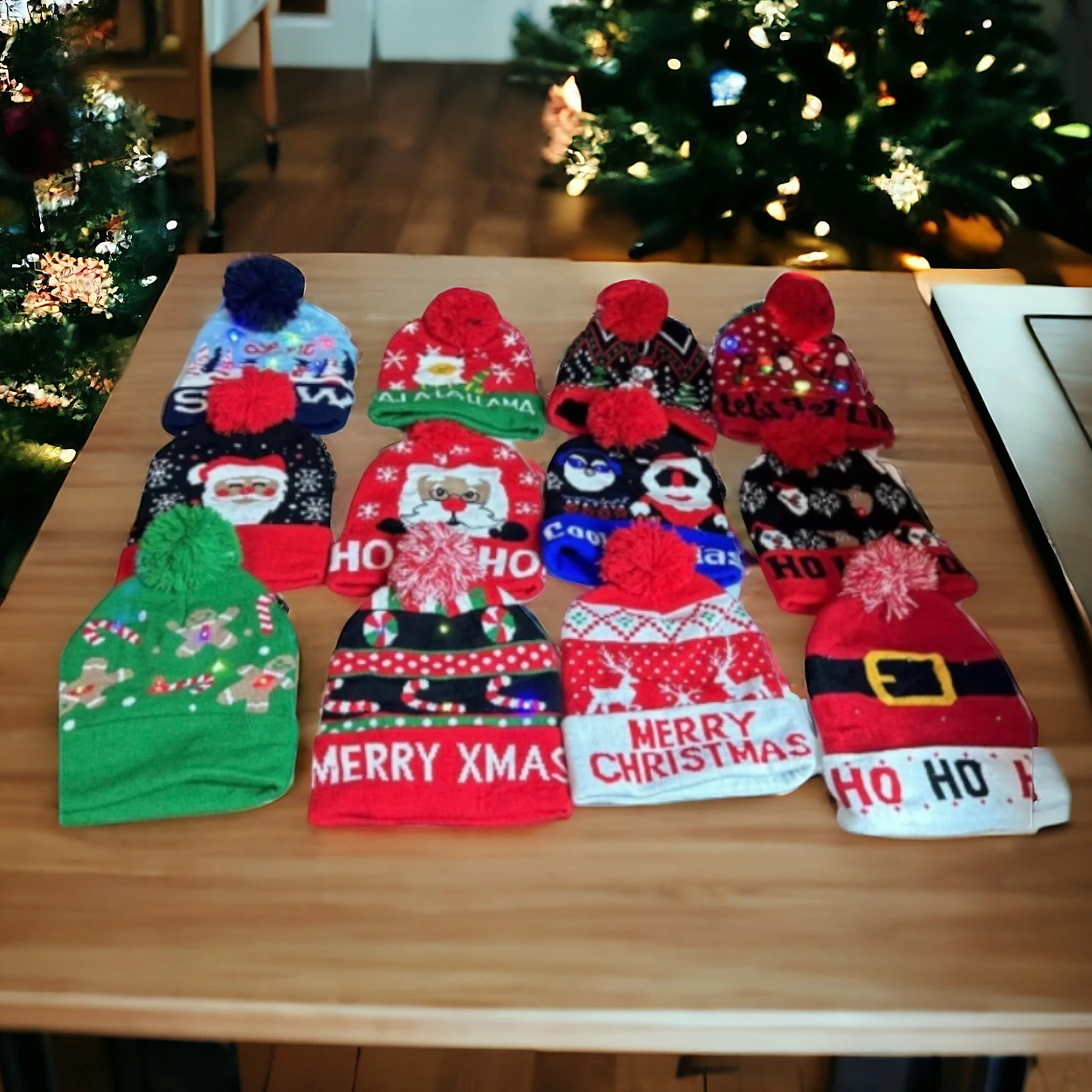 Gorro navidad luz