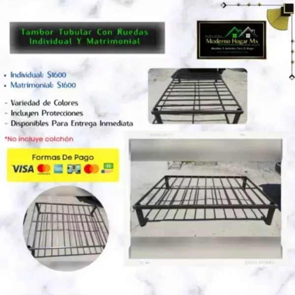 Tambor Tubular Con Patas