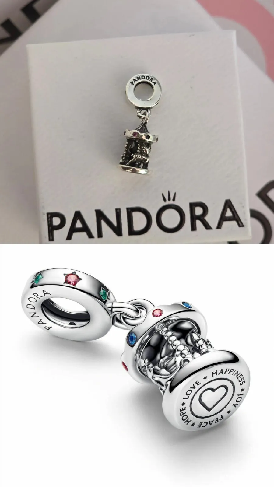 pandora charm de Carrusel Disney 2