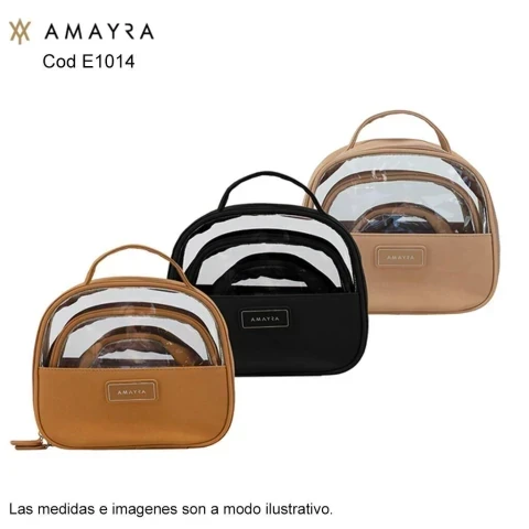 PORTA COSMETICO AMAYRA X3 E1014