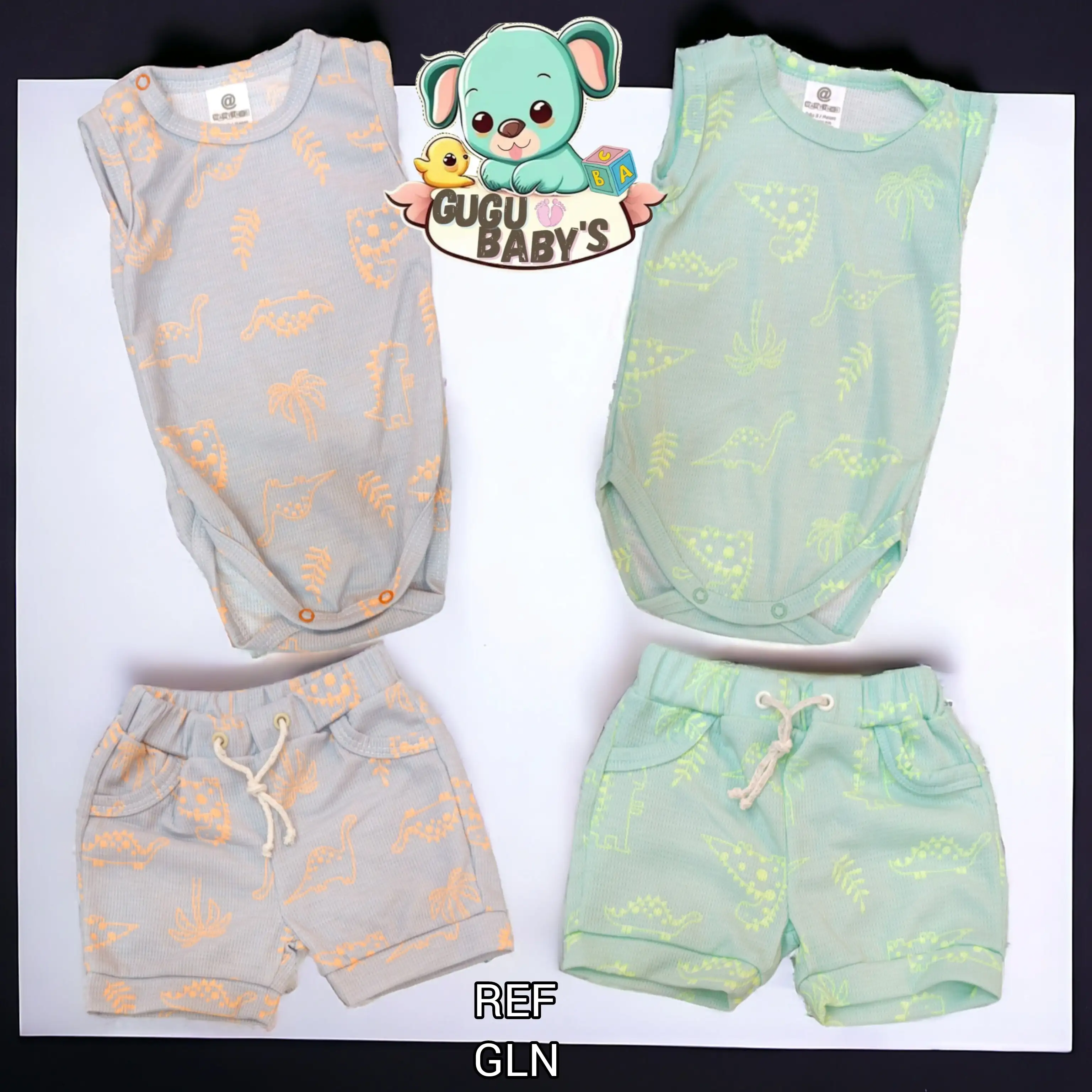 Conjunto mameluco y short 