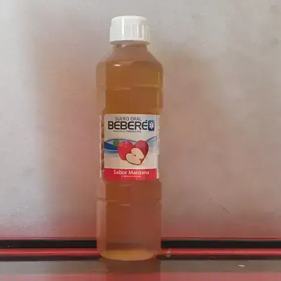 Suero oral bebere sabor manzana de 500 ml 