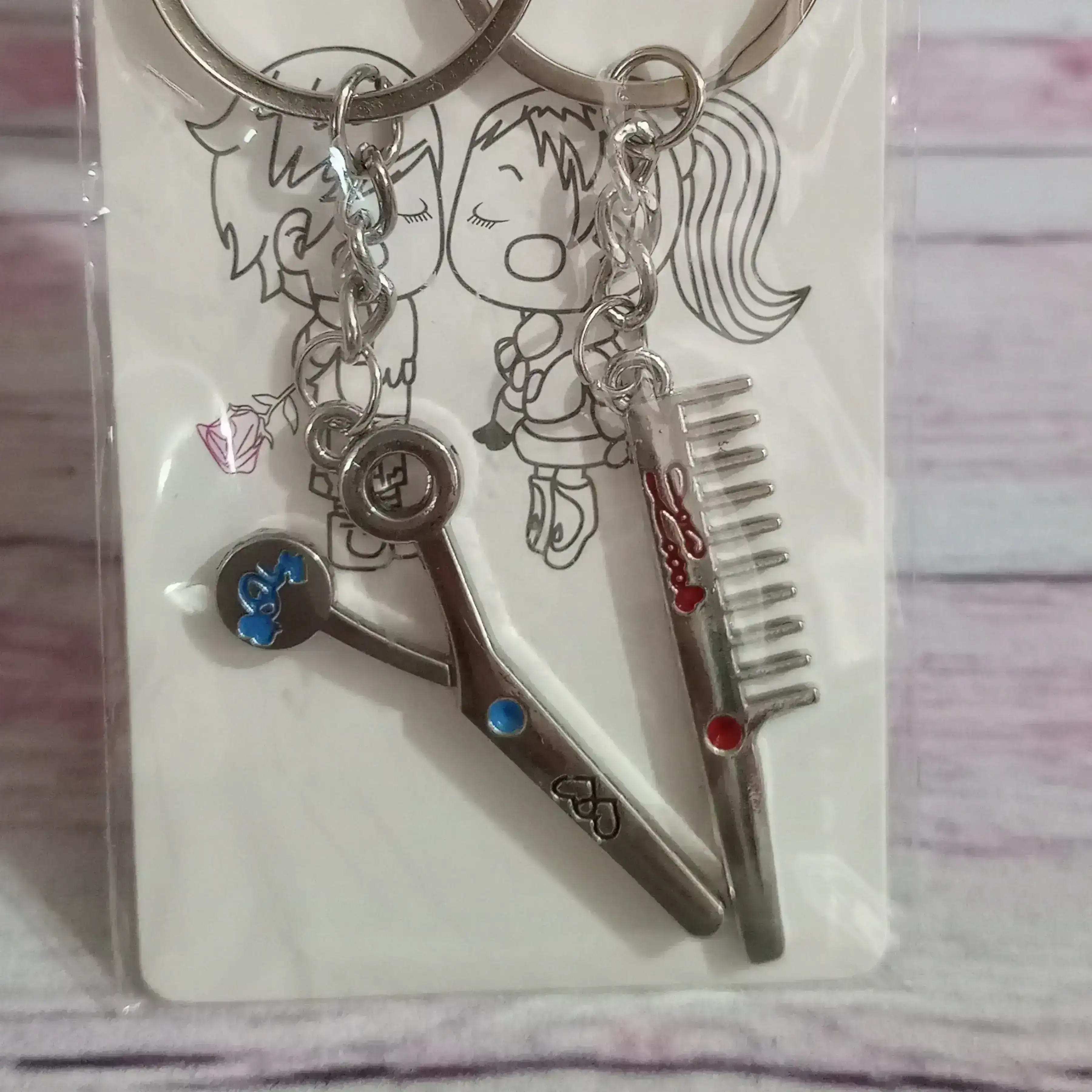 LLAVERO PARA COMPARTIR✂️💗💗💗💗 2