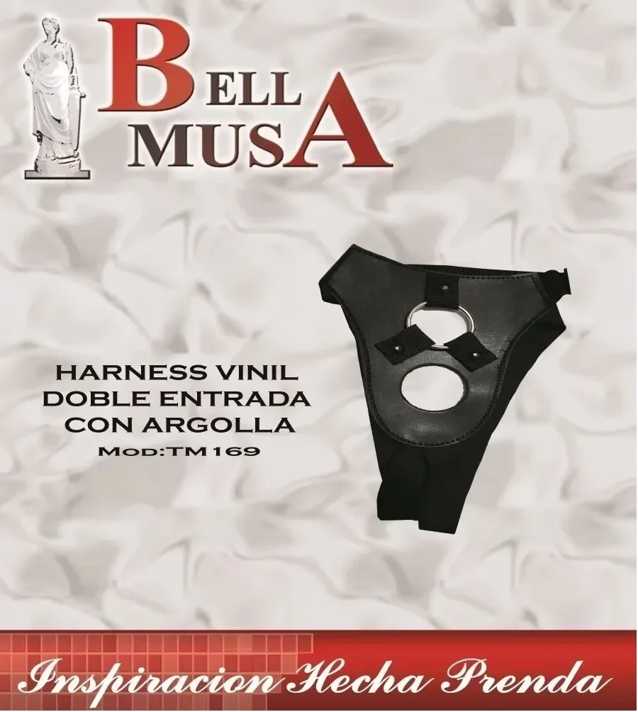 Harness Vinil Doble Entrada con Argolla