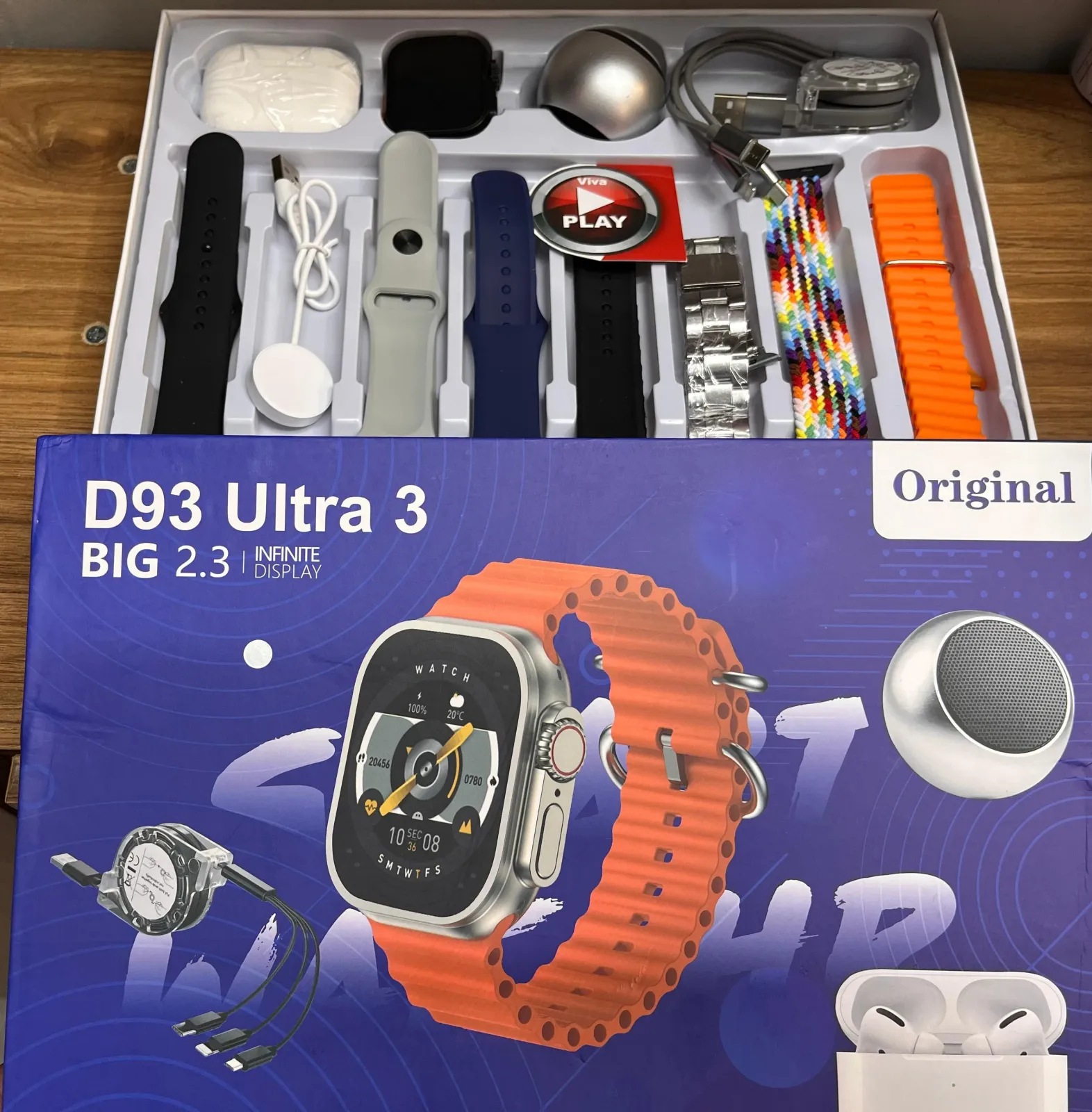 reloj combo 7+4
