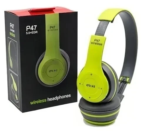 Auriculares inalámbricos P47 Verde