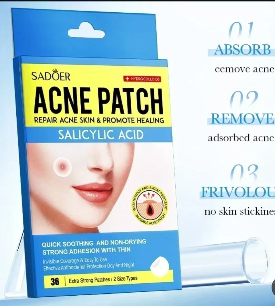Parches para acné con ácido salicílico ☺️