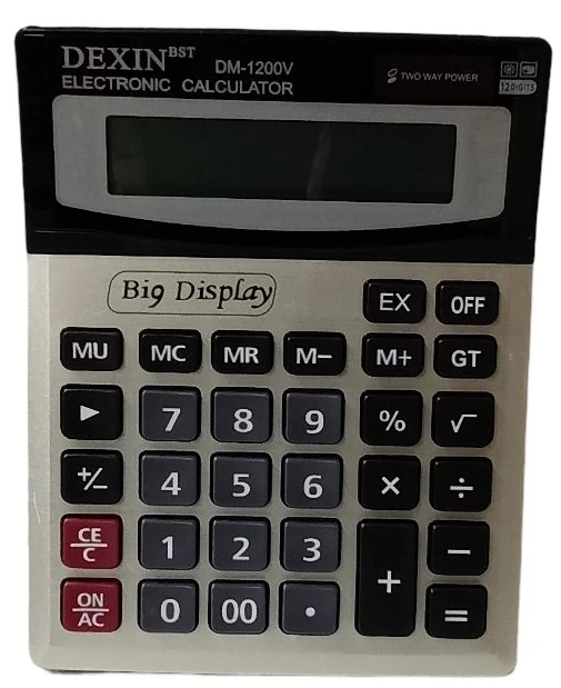 Calculadora  dexin 12 dígitos 