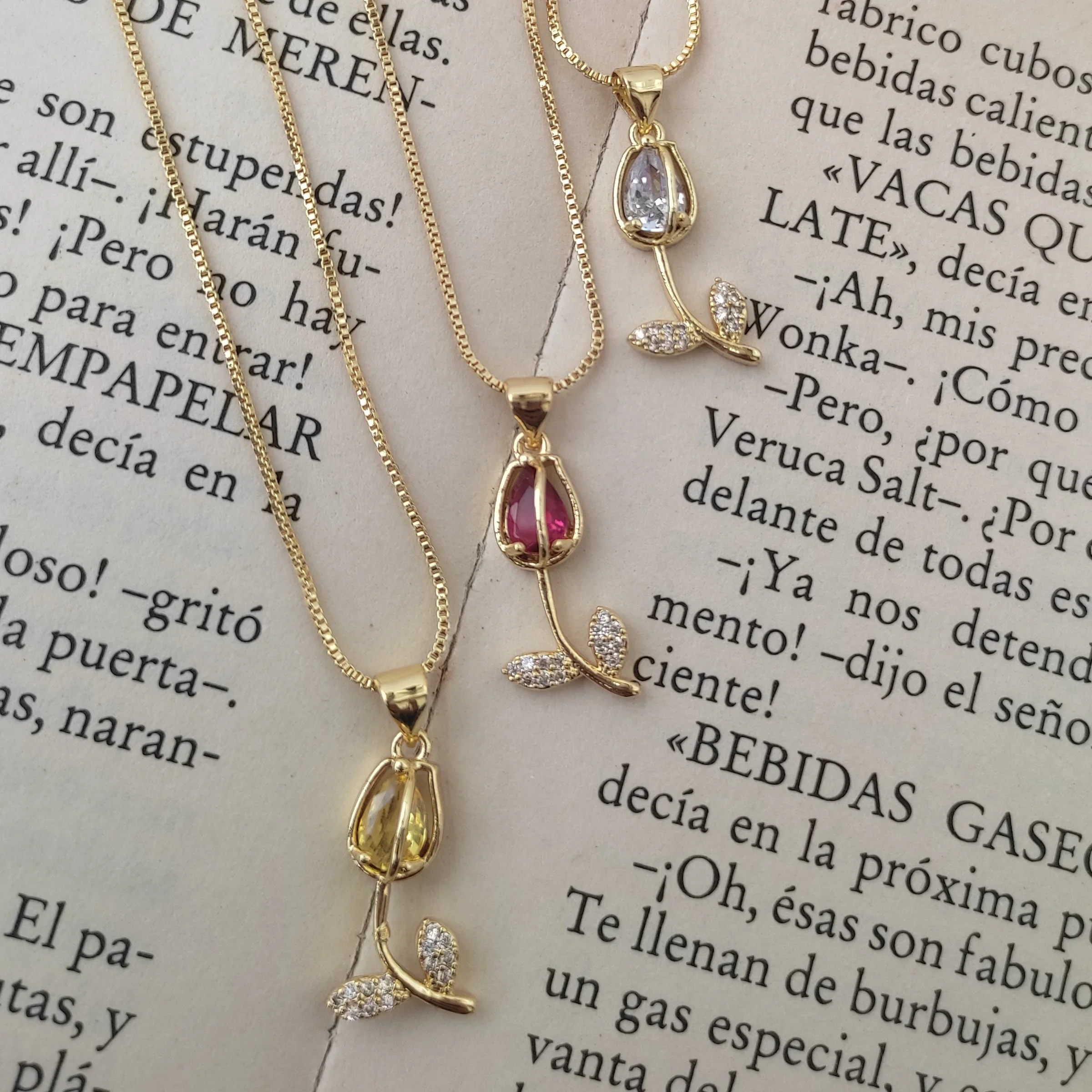 CADENA TULIPÁN AMARILLA 3