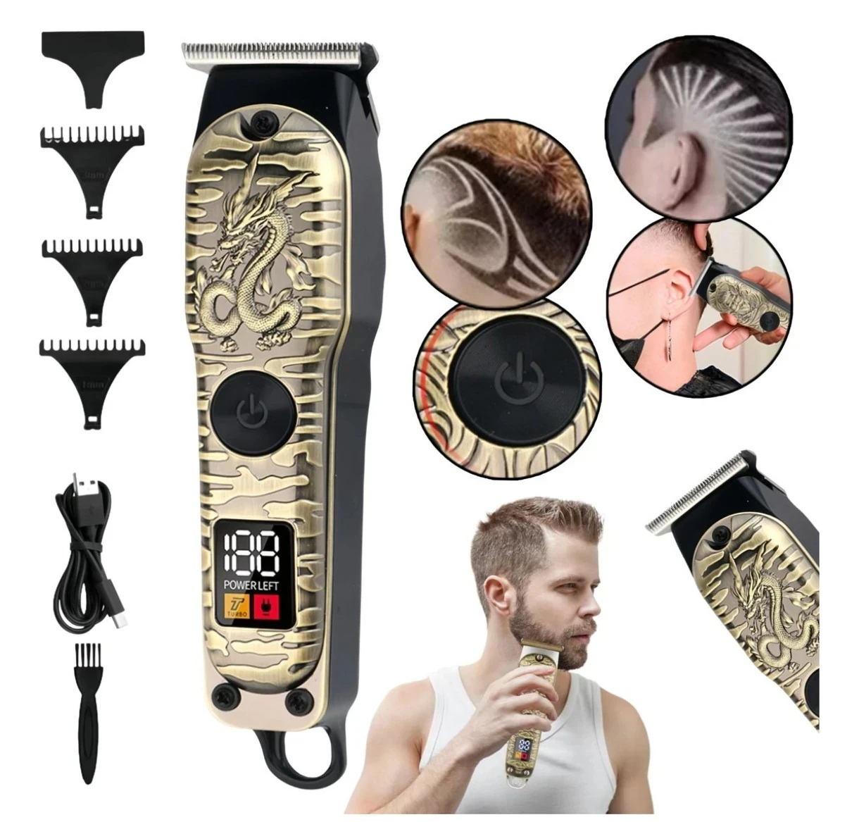 CORTADORA DE BARBA DINAX TRIMMER 