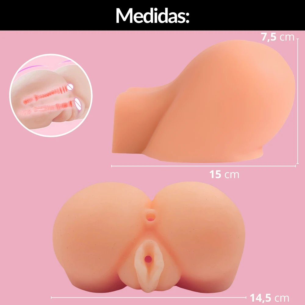 Vagina realista masturbador masculino  2