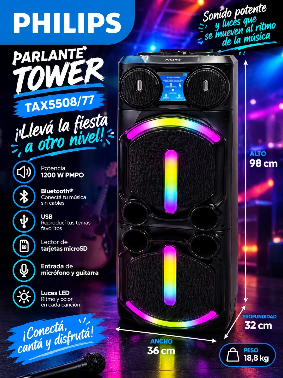 Parlante Philips TAX5708/77