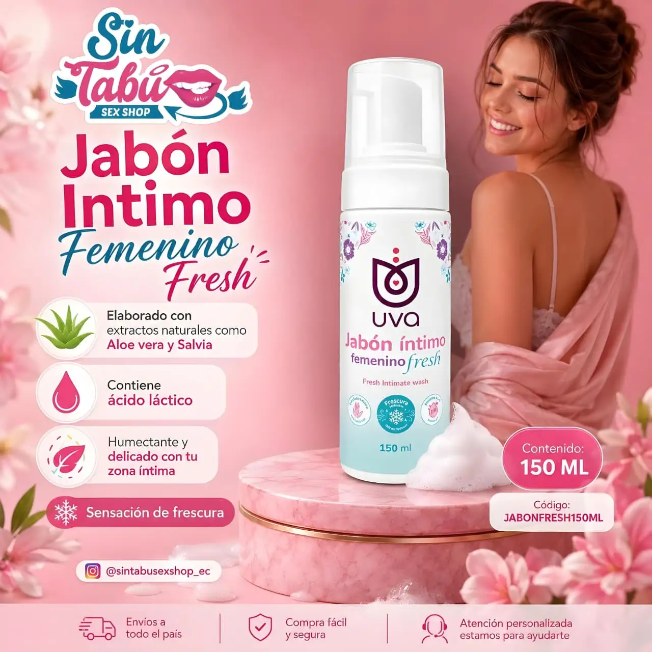JABÓN ÍNTIMO FEMENINO FRESH 