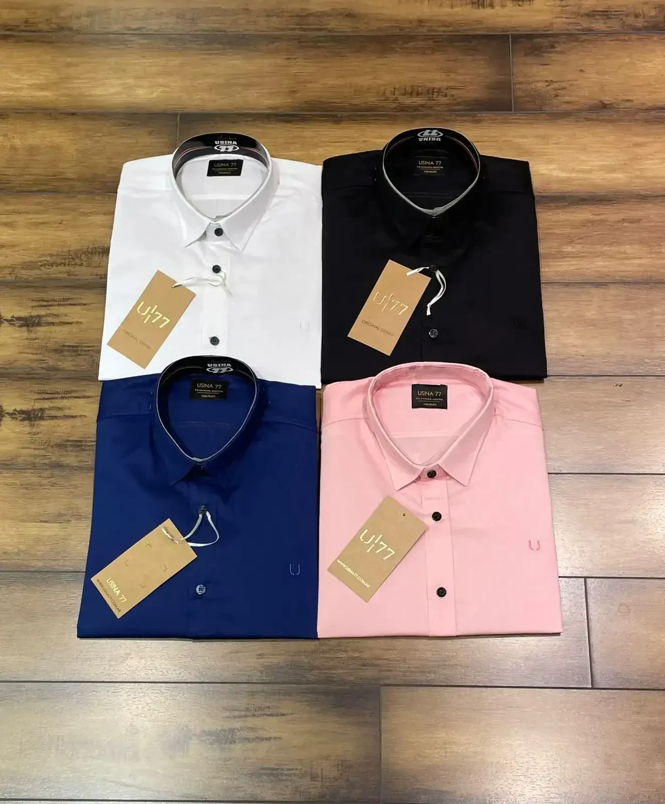 CAMISAS ALGODON CON LYCRA PREMIUM 
