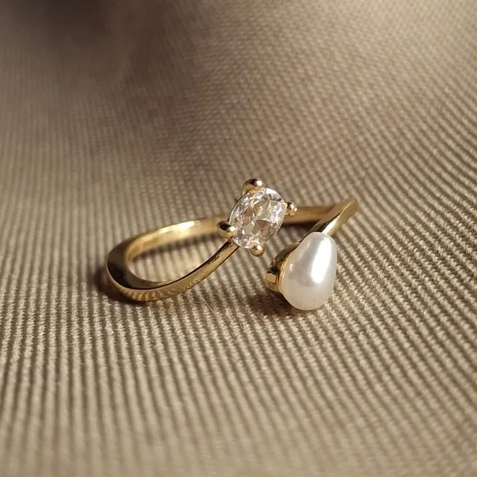 Anillo perla