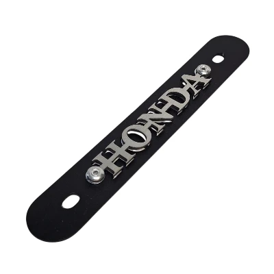 XRE 190 lujo exosto acero negro logo 3d cromado ML