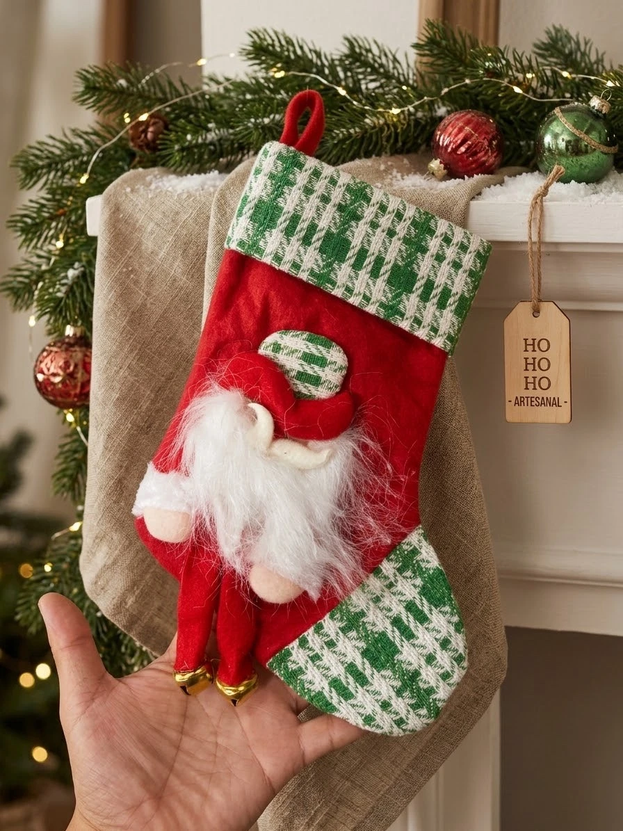 🎄 Botas Navideñas Decorativas en Relieve 🎄 4