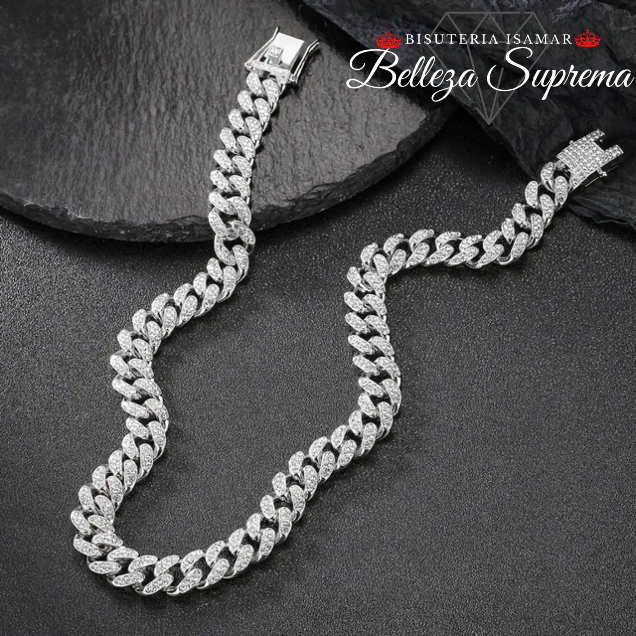 COLLAR CON CADENA BARBADA PISADA  2