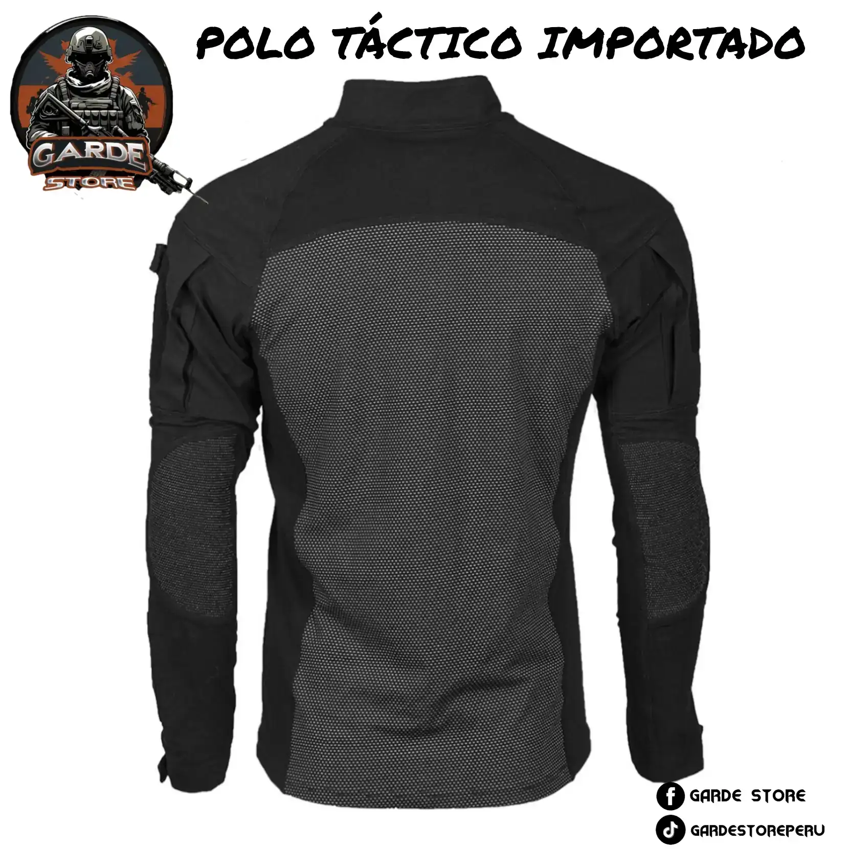 Polo táctico importado 95% algodón  4