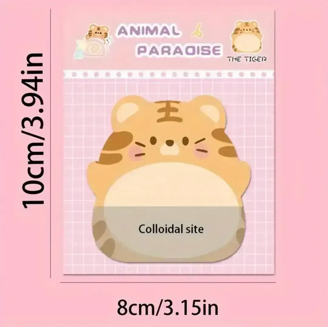 Post It Animalitos de Colores Kawaii x 20 hojas 2