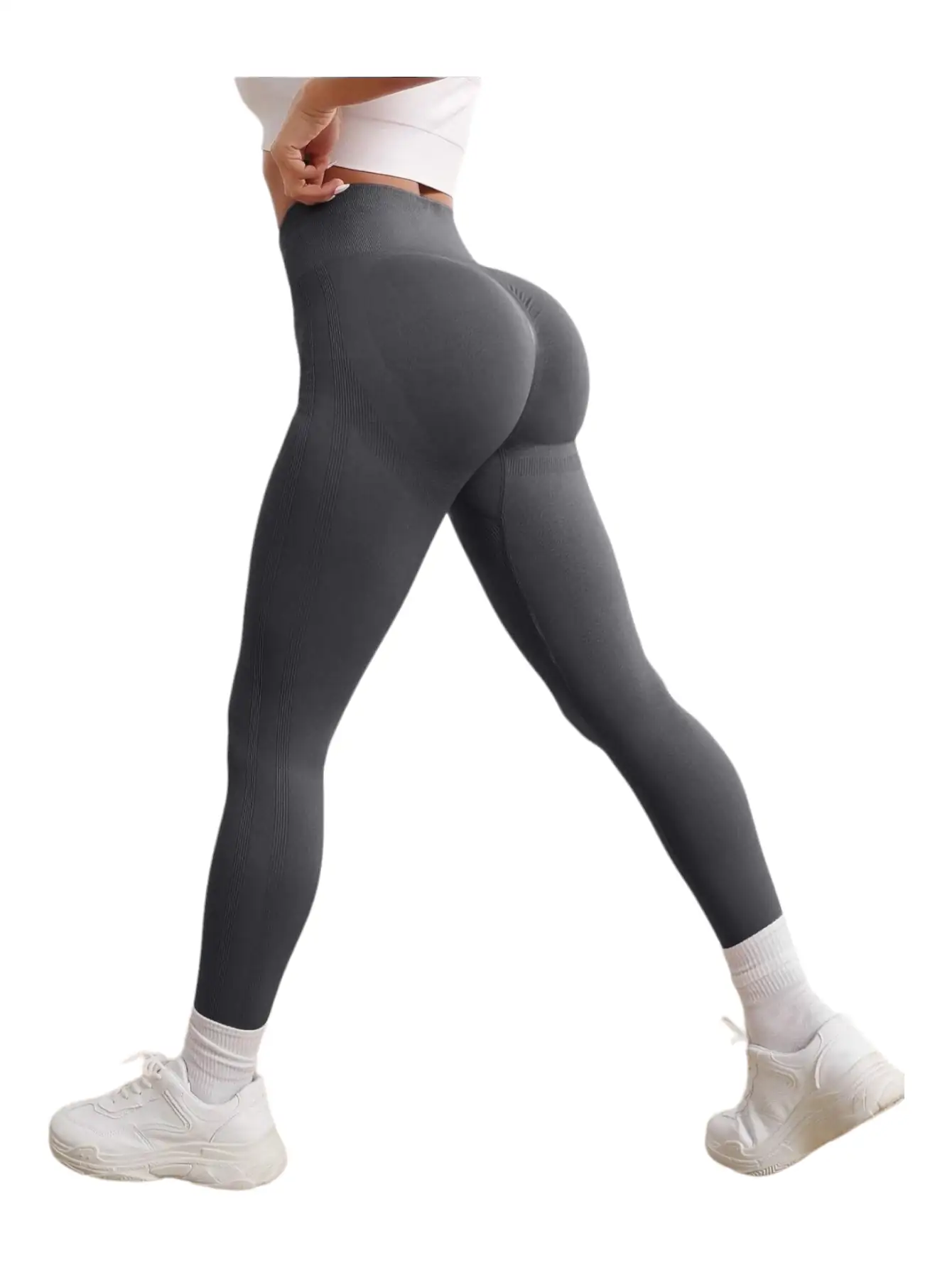 Licra Larga Deportiva Sencilla Gris 3