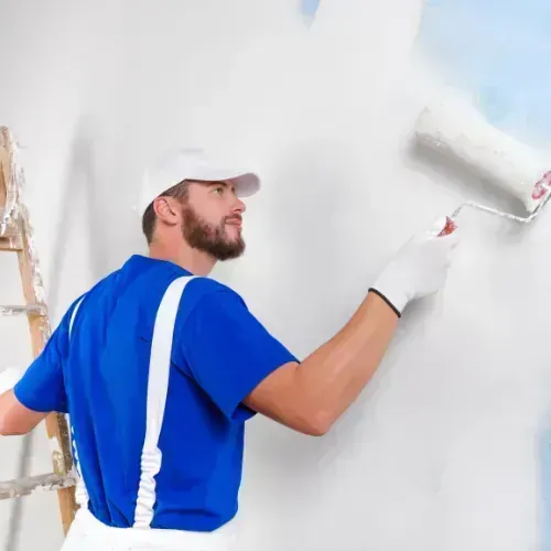 Pintura Técnico de revisión de pintura de muros y techos 3