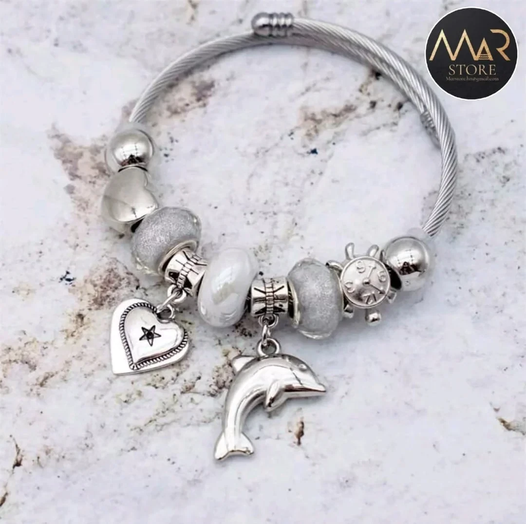 Pulsera ajustable, acero inoxidable 
