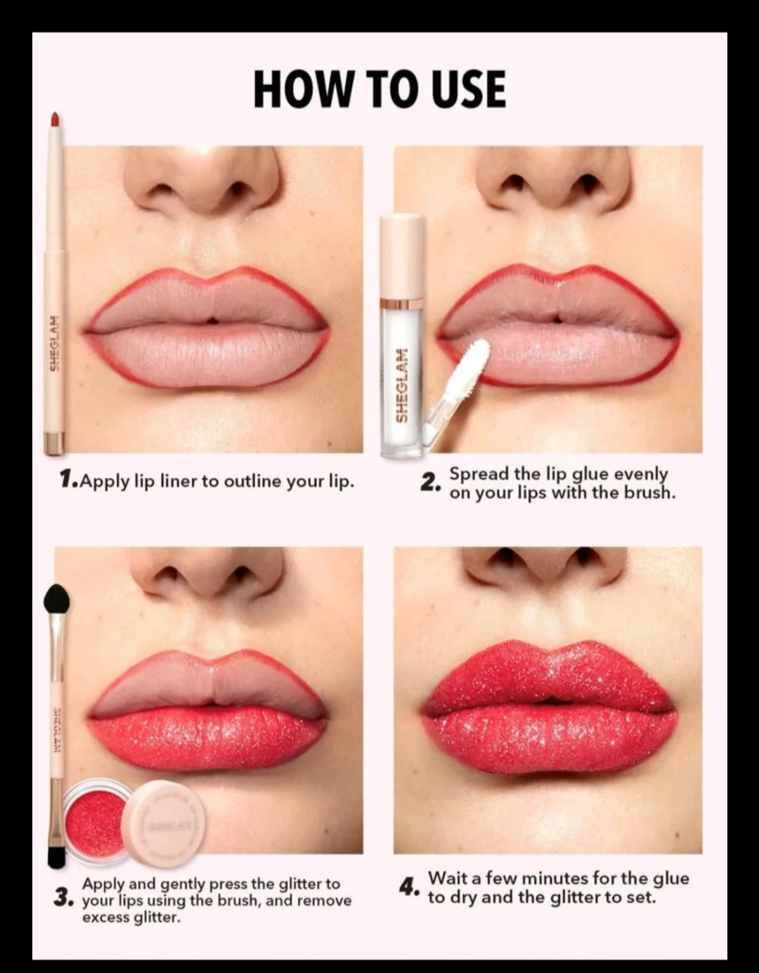 Kit de glitter sheglam 7