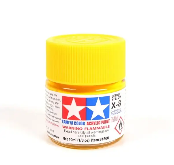 ACRYLIC MINI X-8 LEMON YELLOW