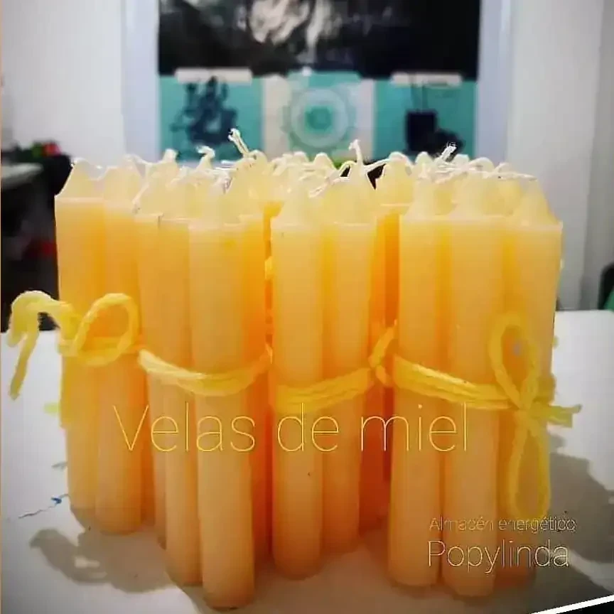 Velas de miel x4