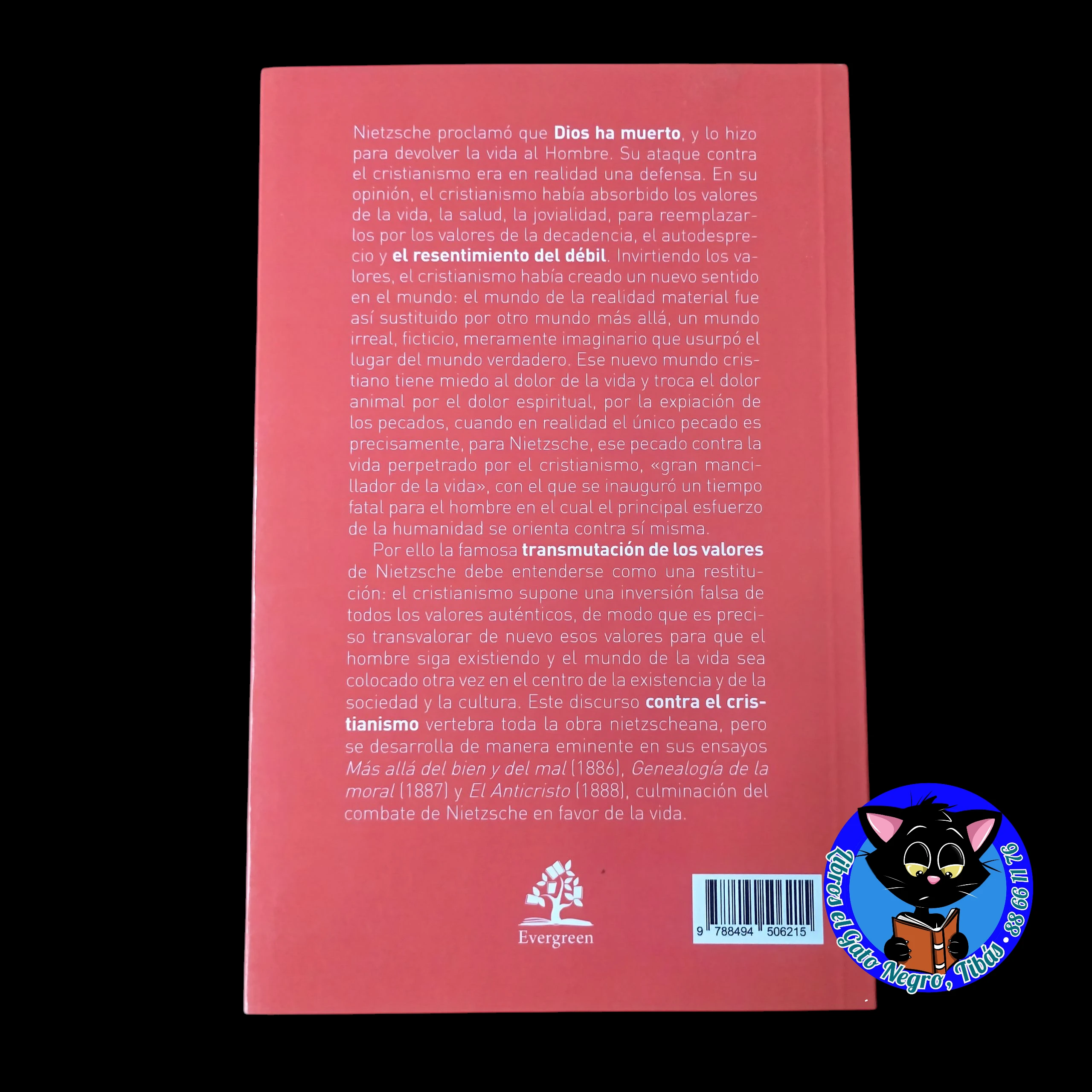 Ensayos contra el cristianismo, Friedrich Nietzsche, nuevo  2