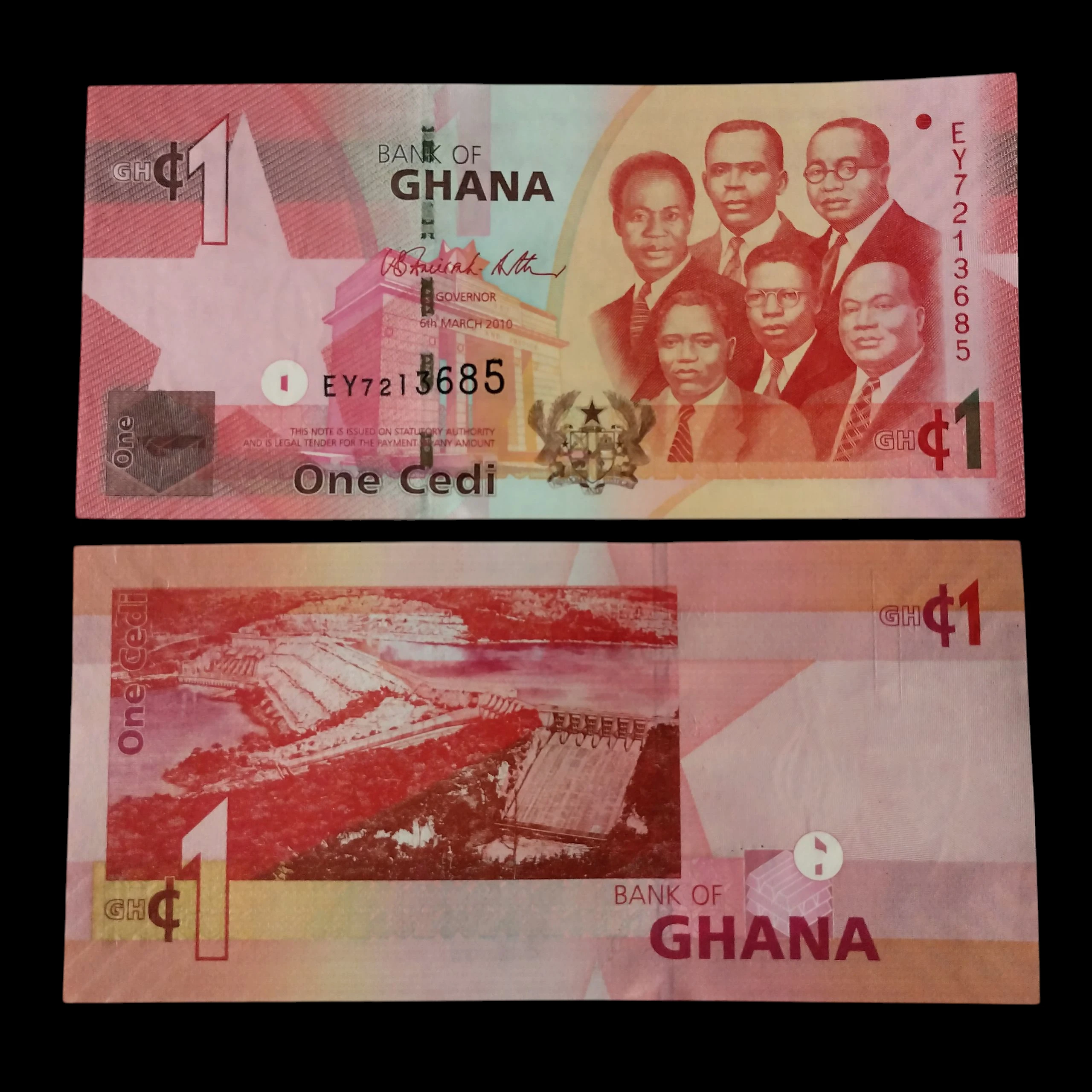 • Ghana 1 cedi UNC