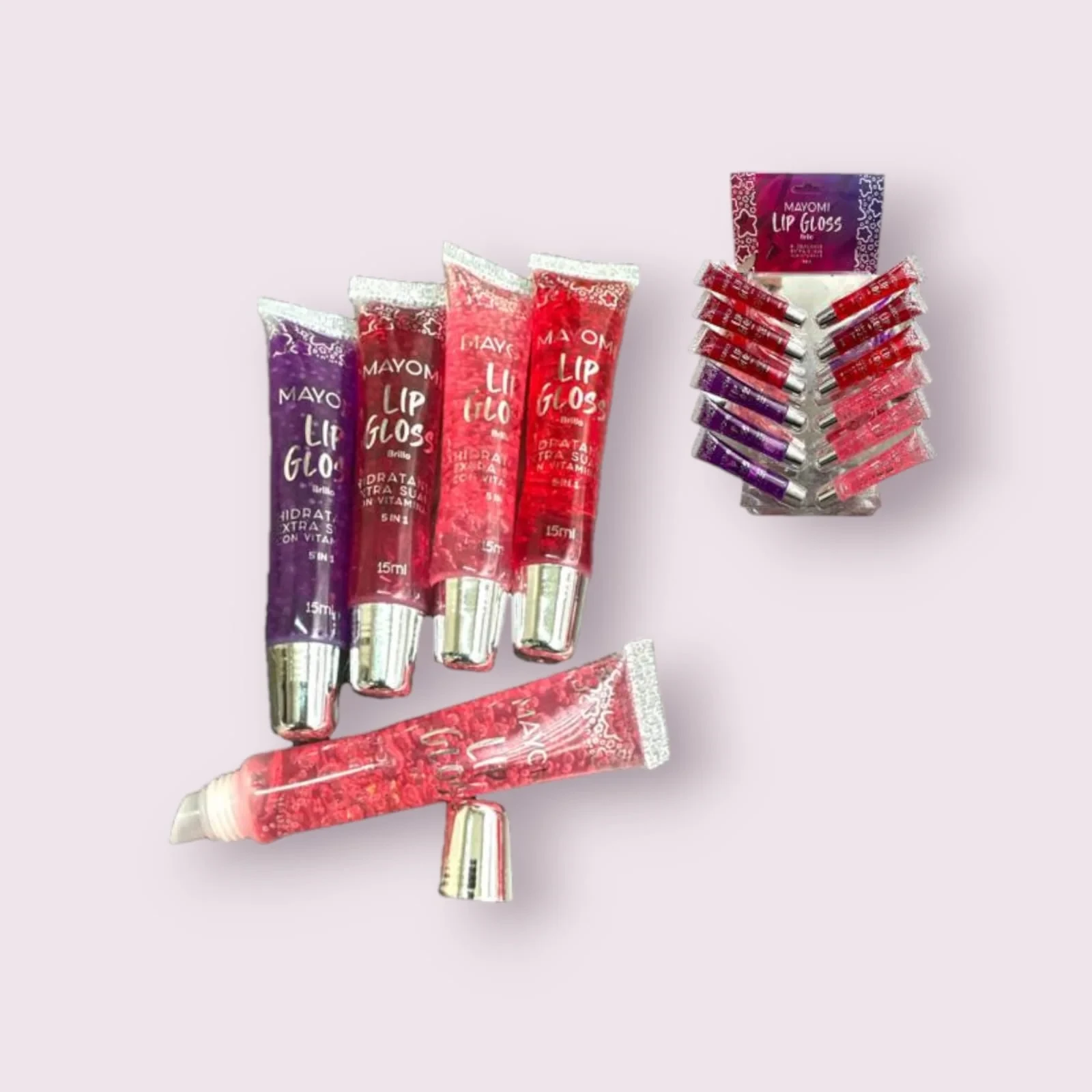 mayomi lip gloss transparente bmr-2937