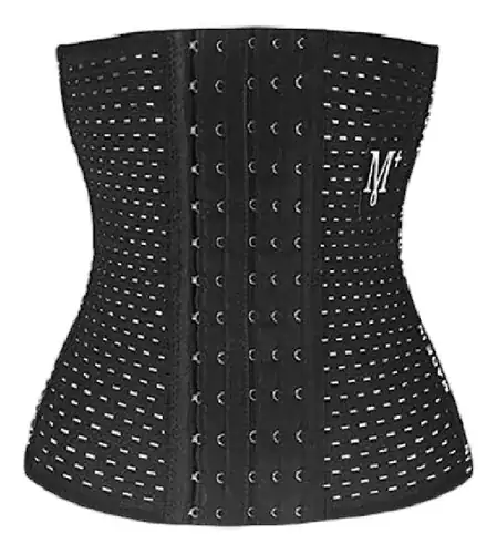 Faja Corset Cinturilla Negra y Beige