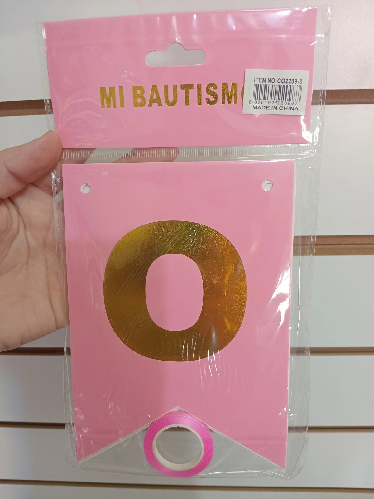 Banderin MI BAUTISMO 2