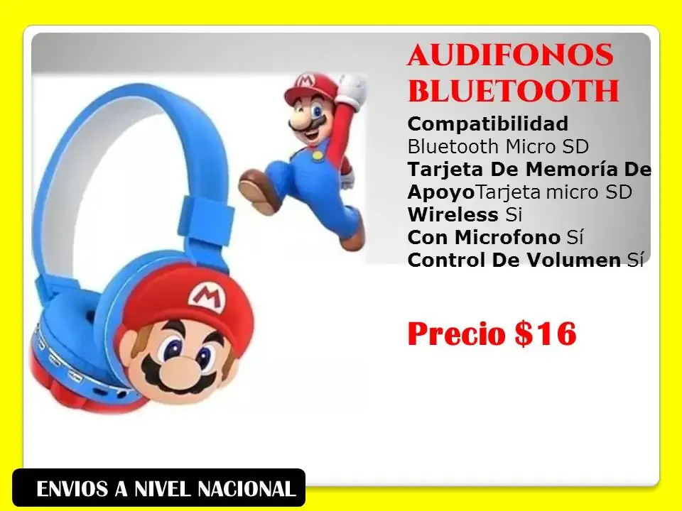 Audífonos bluetooth para niño 3