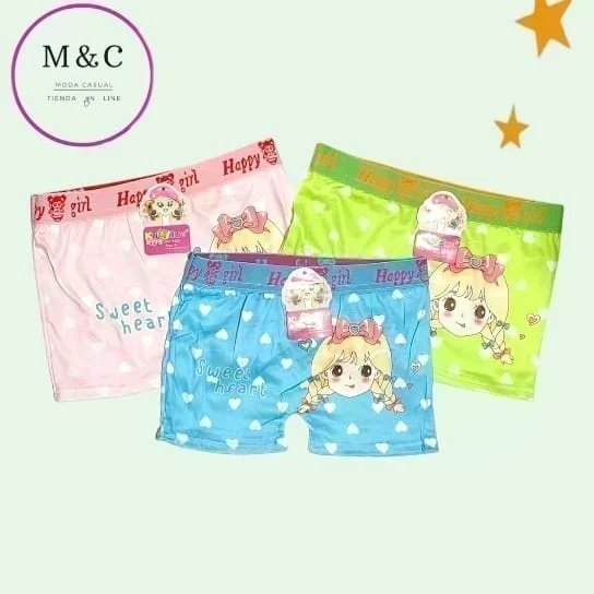 Boxer para niña T-G 2