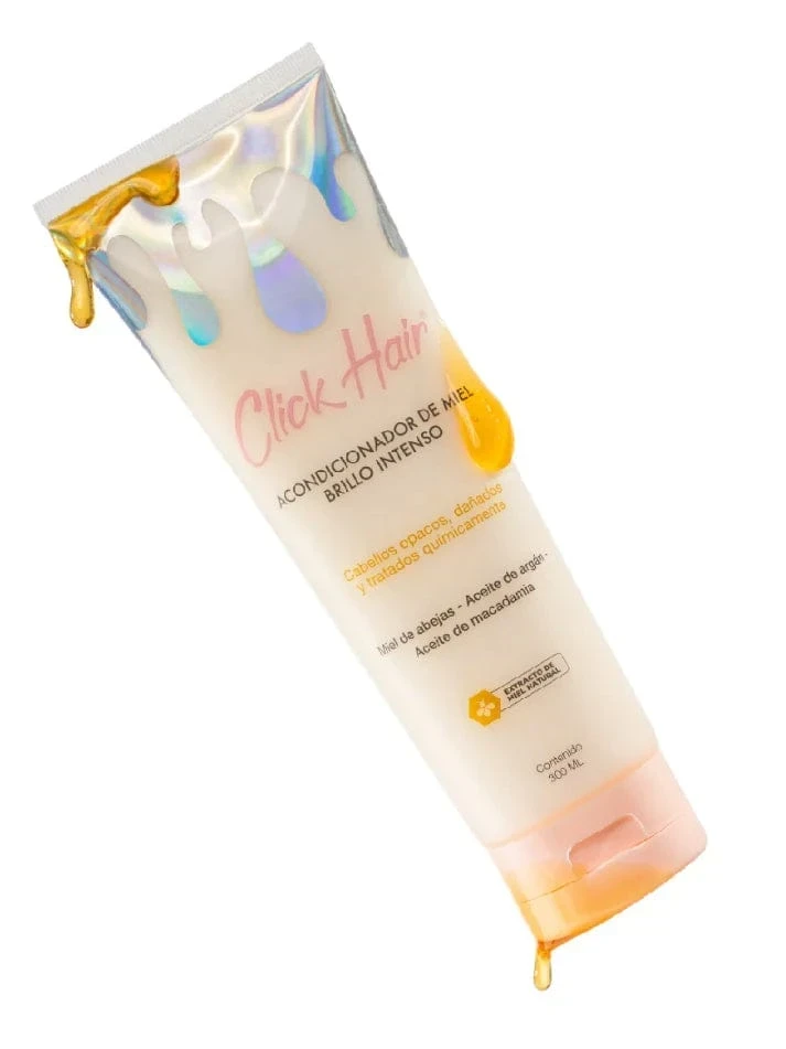 click hair acondicionador miel aceite argan macademia 300ml.jfif