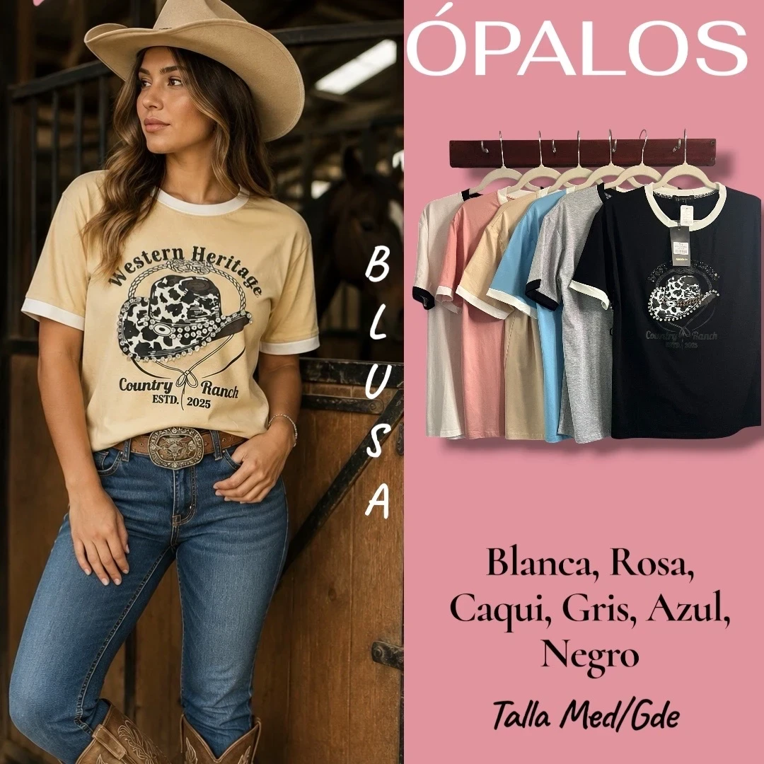 Playera Vaquera Med/Gde