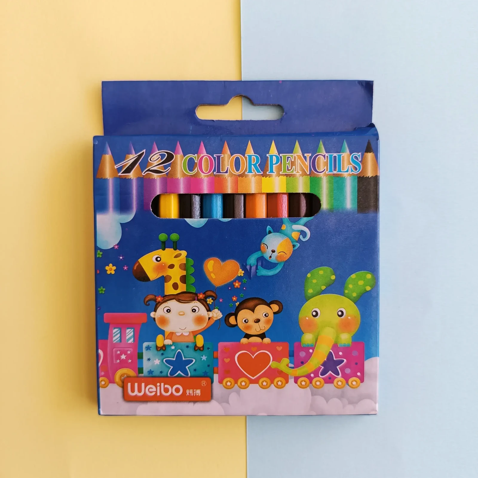 CAJA COLORES WEIBO CORTO X12
