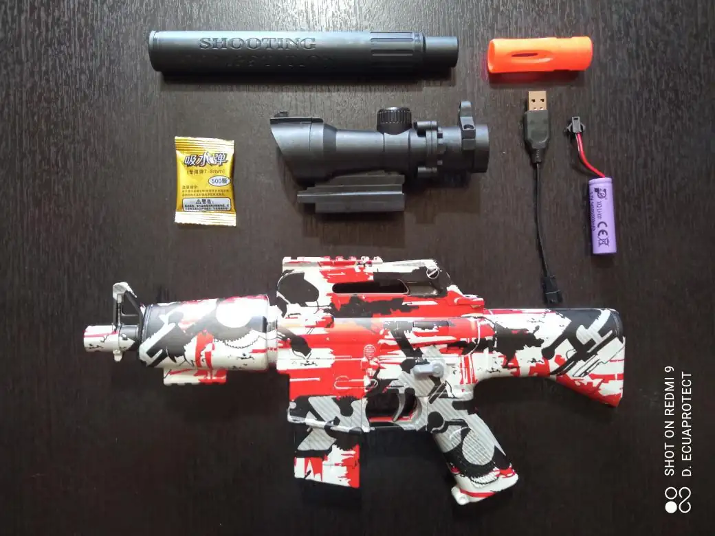 PISTOLA DE HIDROGEL M416A-1 🔴