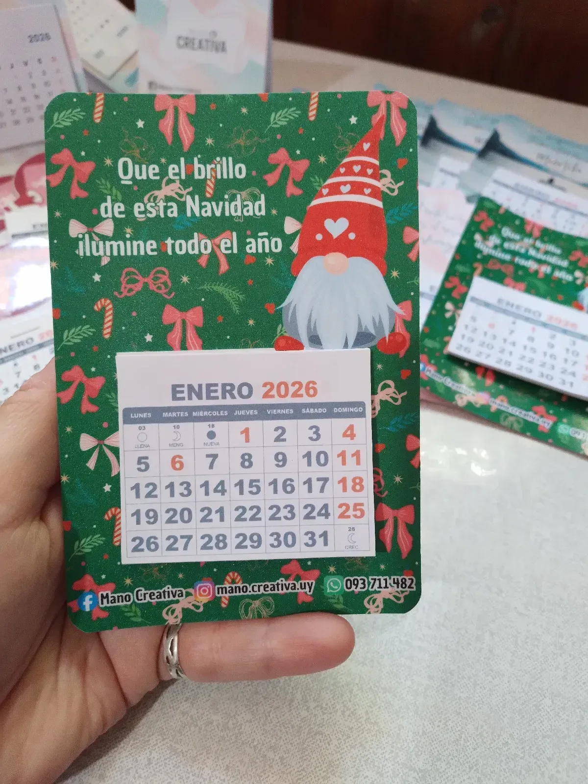 Calendario Tarjeta pack por 20 unidades  2