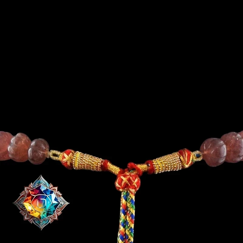 Hermoso 🍓 collar de cuarzo fresa genuino 🍓 3