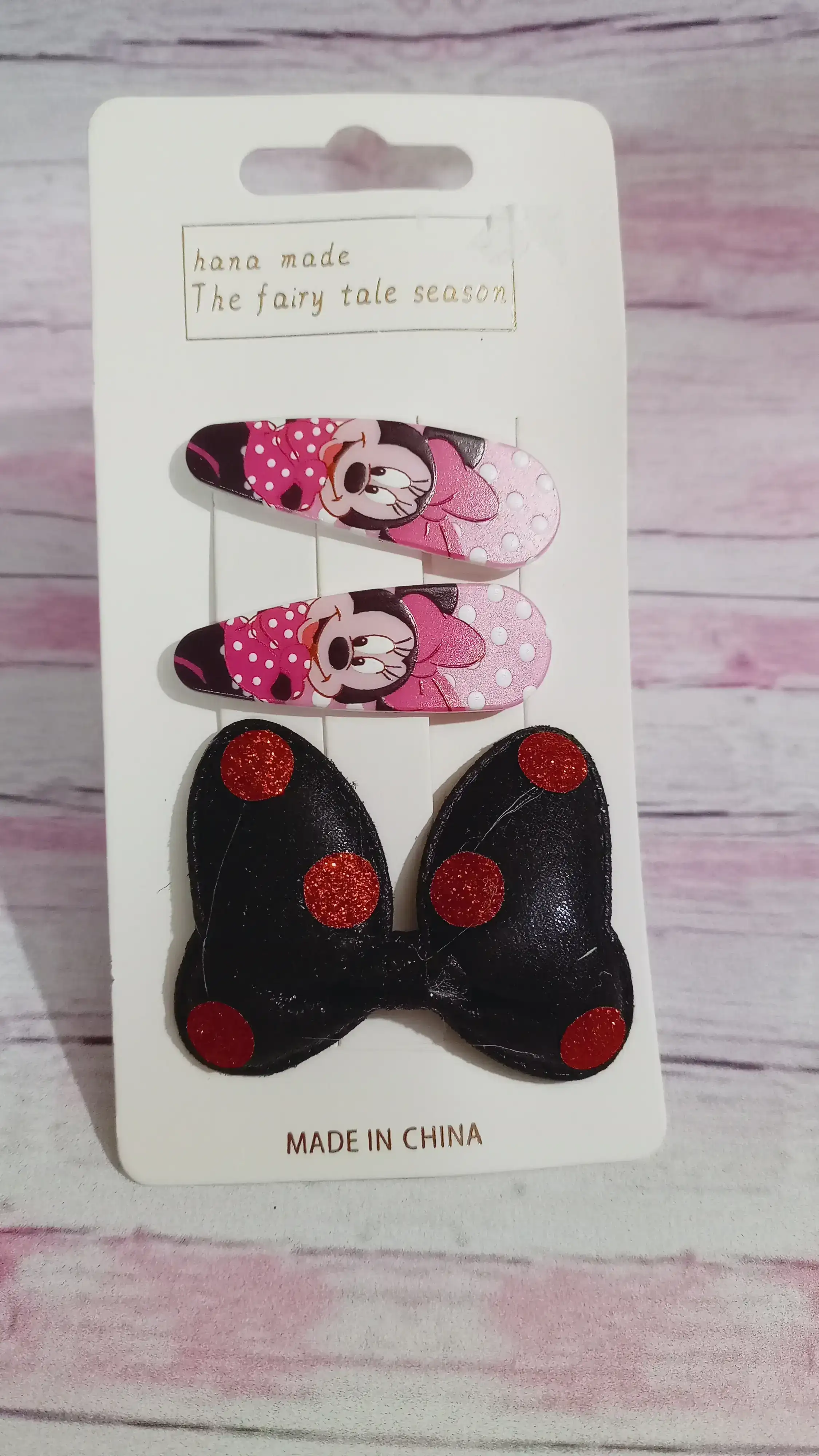 Combo x3 hebillas minnie🫶