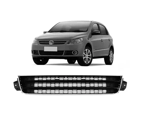 Mascara Rejilla central parachoque delantero Vw Gol / Saveiro G5 2009-2012