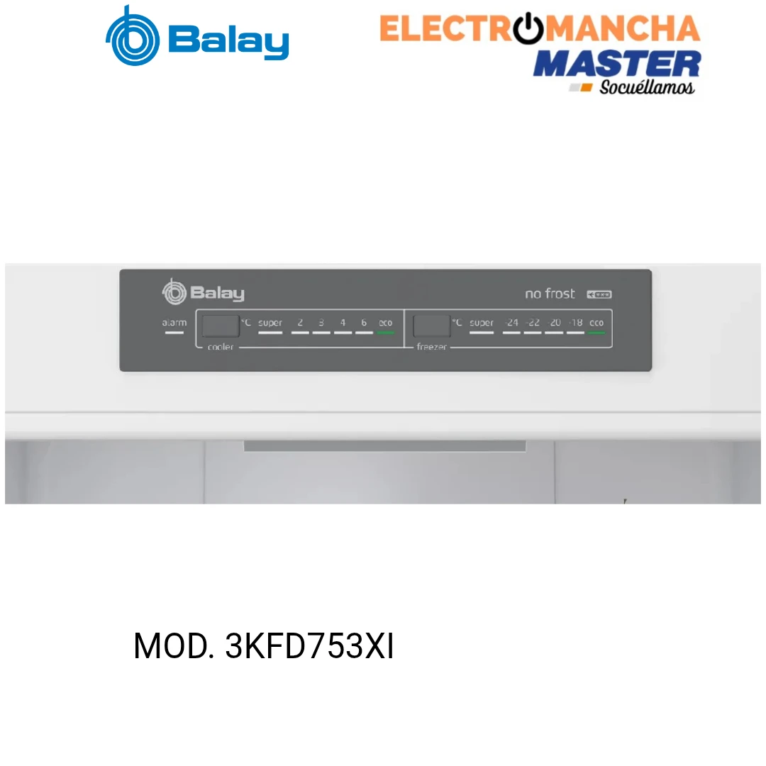 FRIGO COMBI BALAY 3KFD753XI INOX 2,03*60 NF CLASE D 4