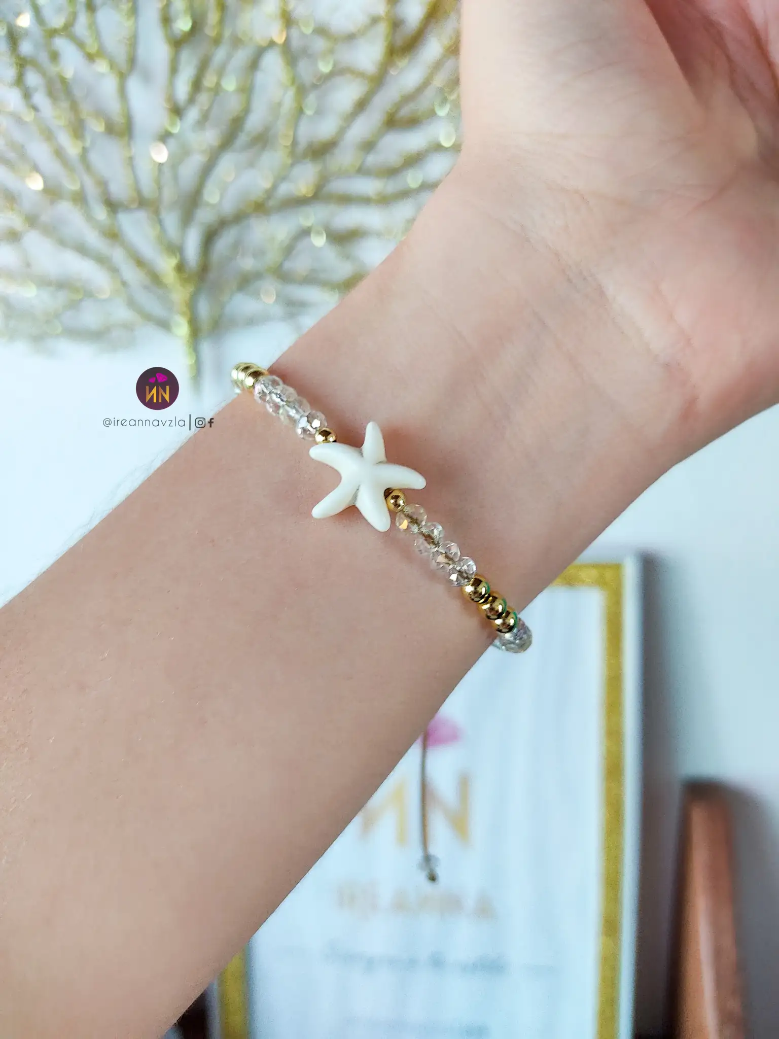 Pulsera cristal estrella de mar  3