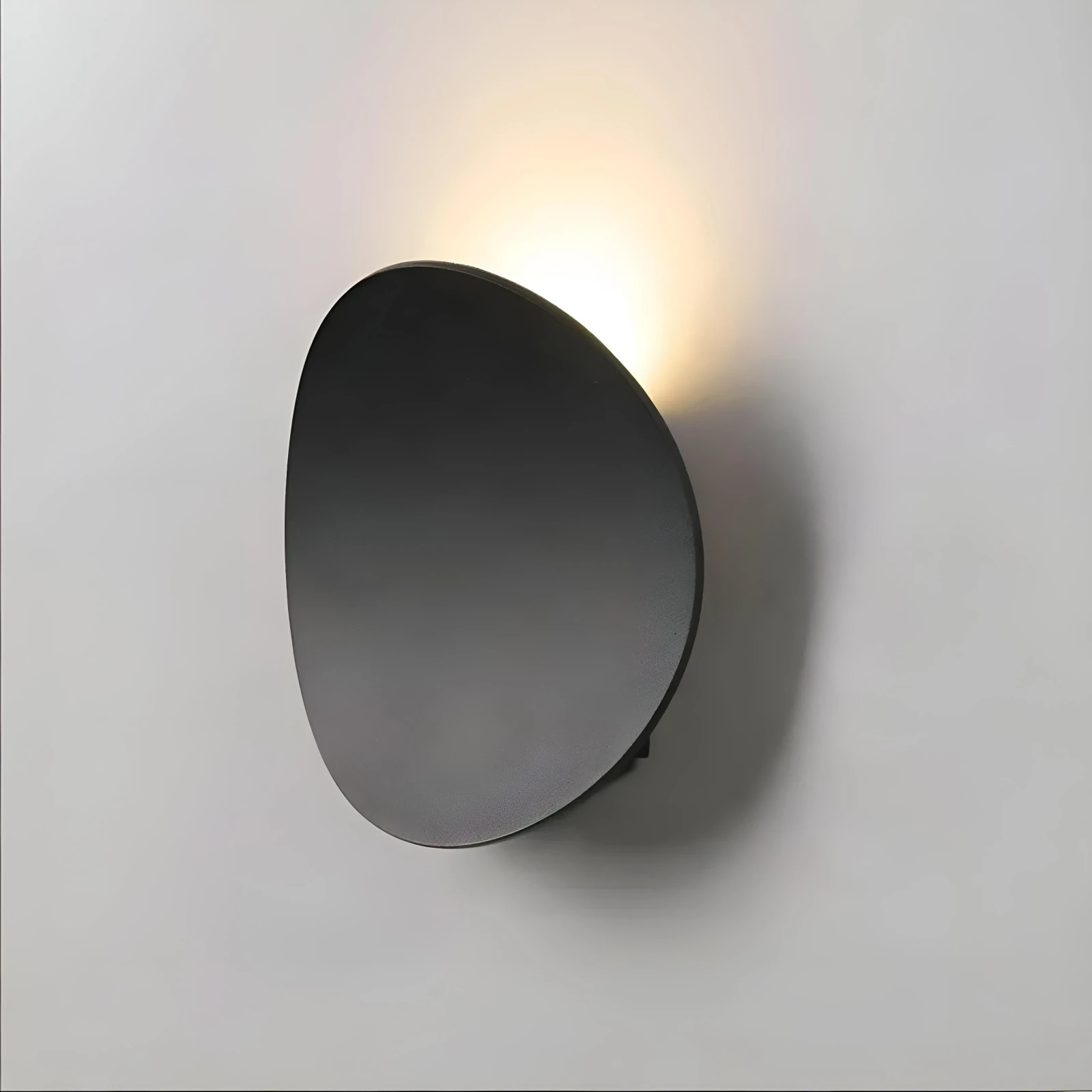 APLIQUE PARED LED CONCHA NEGRA 6W