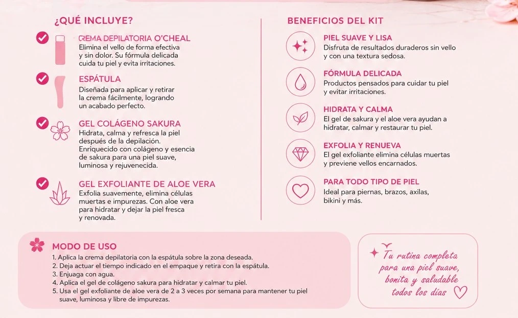 🌸 Kit Piel Suave 2